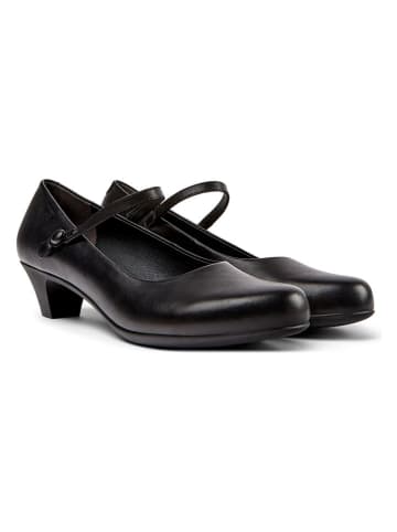 Camper Leder-Pumps in Schwarz