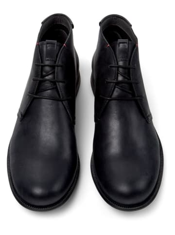 Camper Leren veterschoenen zwart