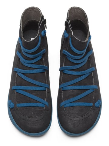 Camper Skórzane botki w kolorze czarnym