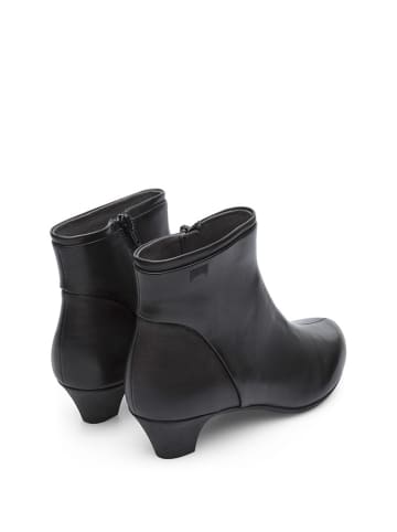 Camper Leder-Stiefeletten in Schwarz