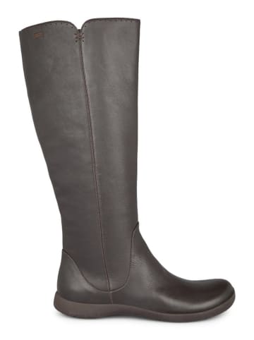 Camper Leder-Stiefel in Schwarz