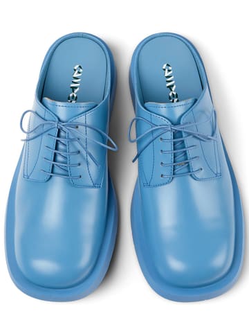 Camper Leren clogs lichtblauw