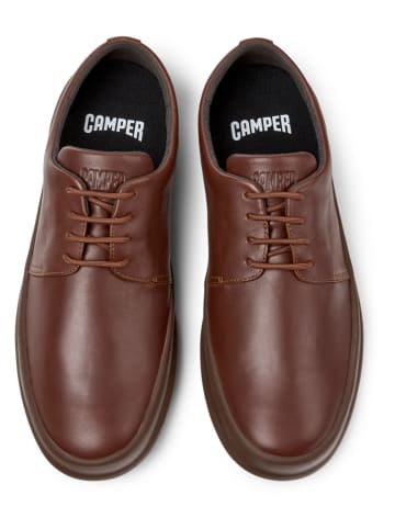 Camper Leren veterschoenen bruin