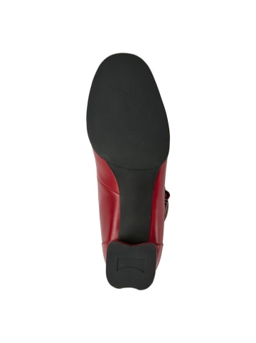 Camper Leren pumps rood