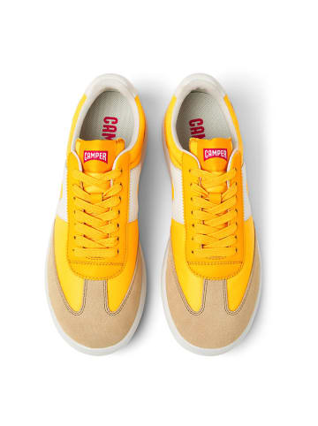 Camper Skórzane sneakersy w kolorze pomarańczowym