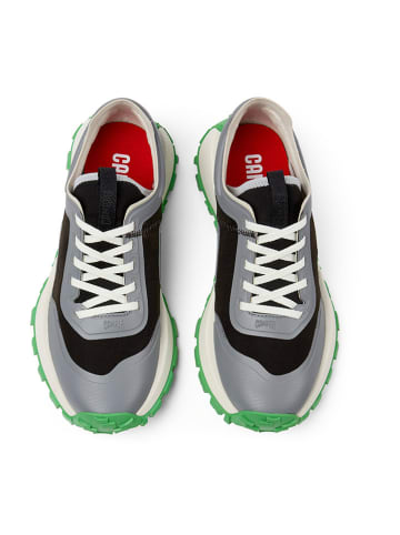 Camper Skórzane sneakersy w kolorze szaro-zielonym
