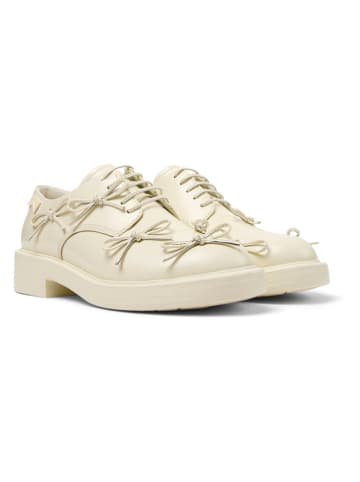 Camper Leren veterschoenen "Dean" beige