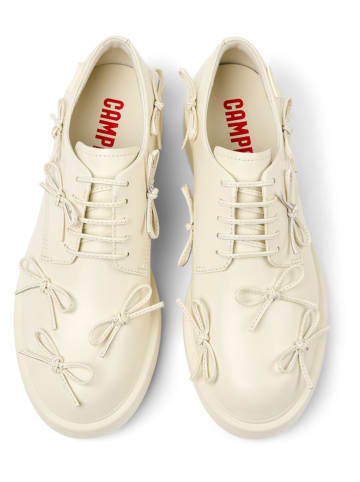 Camper Leder-Schnürschuhe "Dean" in Beige