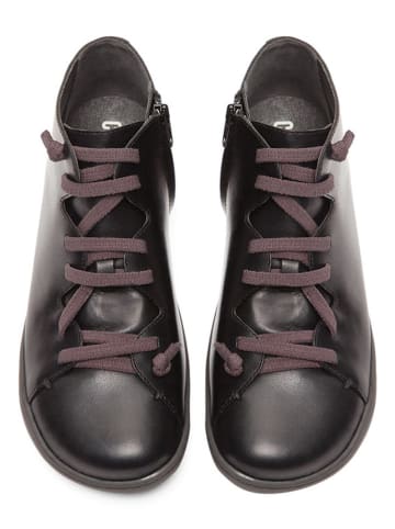 Camper Leder-Sneakers in Schwarz