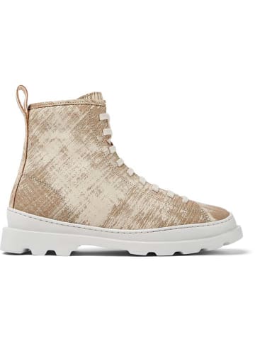 Camper Leren boots beige