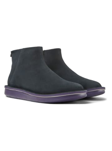 Camper Leder-Ankle-Boots in Schwarz