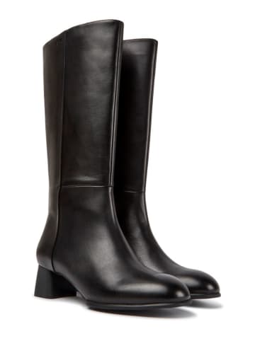 Camper Leder-Stiefel in Schwarz