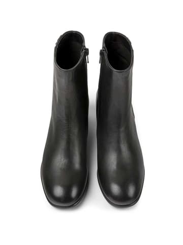 Camper Leder-Stiefeletten in Schwarz