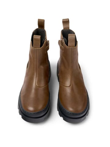 Camper Leder-Boots in Hellbraun