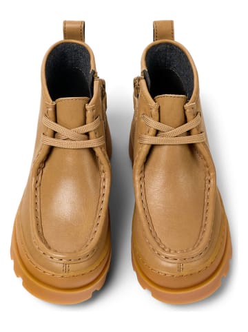 Camper Leder-Boots in Hellbraun