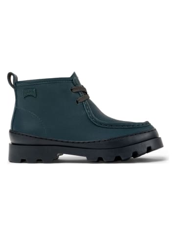 Camper Leder-Boots in Dunkelblau