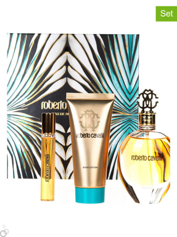 Roberto Cavalli 3tlg. Set: "Cavalli" - 2 x EdP und Bodylotion
