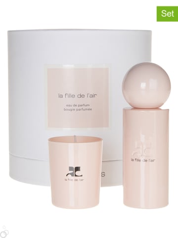 Courrèges 2-delige set: "La Fille de L'Air" - eau de parfum & geurkaars