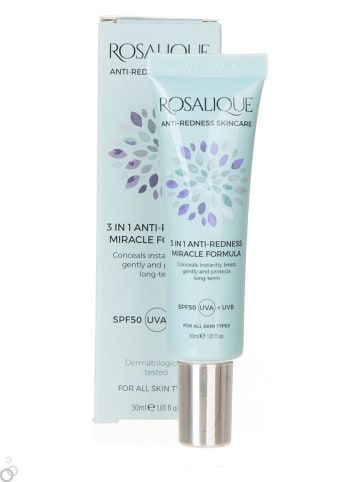 Rosalique Gesichtscreme "Anti Redness Miracle Formula" - LSF50, 30 ml