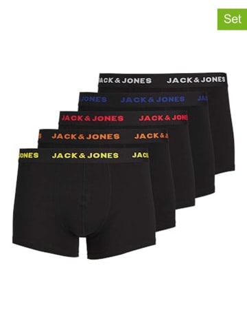 Jack & Jones Bokserki (5 par) w kolorze czarnym