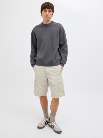 Jack & Jones Bermudy w kolorze kremowym