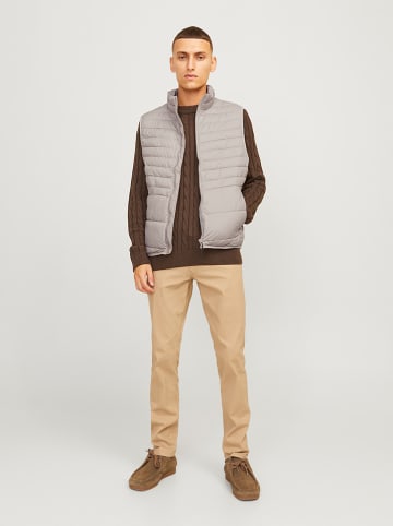 Jack & Jones Doorgestikte bodywarmer "Estate" grijs