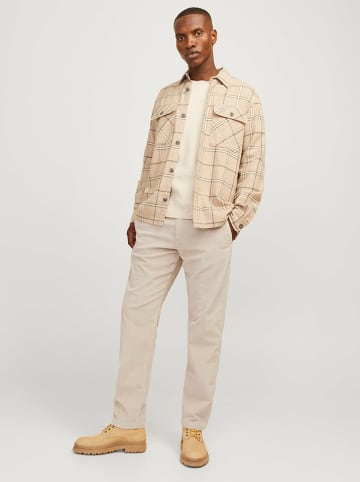 Jack & Jones Spodnie sztruksowe "Stkane" w kolorze beżowym