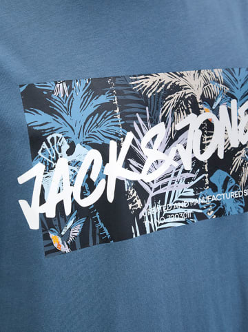 Jack & Jones Shirt "Hawaii" blauw