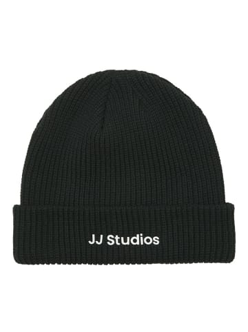 Jack & Jones Czapka beanie w kolorze czarnym