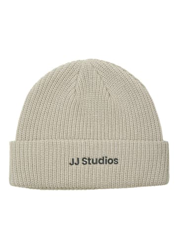 Jack & Jones Czapka beanie w kolorze beżowym