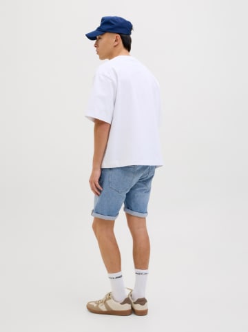 Jack & Jones Szorty dżinsowe w kolorze błękitnym