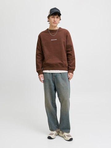 Jack & Jones Sweatshirt "Jormorrebro" in Braun