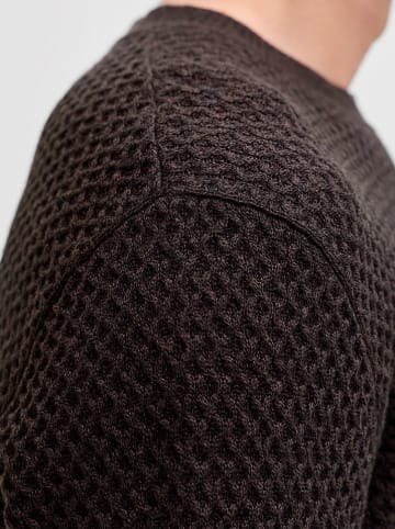 Jack & Jones Sweter w kolorze brązowym