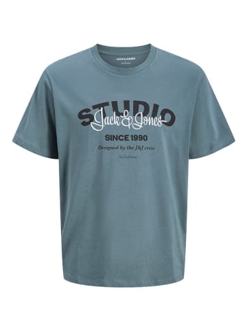 Jack & Jones 3er-Set: Shirts "Yuki" in Schwarz/ Cyan/ Weiß