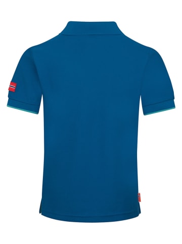 Trollkids Poloshirt "Bergen XT" in Blau