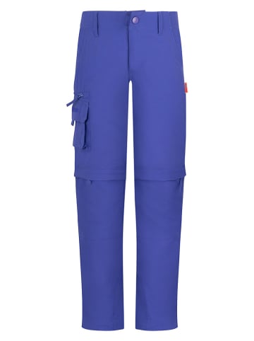 Trollkids Spodnie trekkingowe Zipp-Off "Oppland" - Slim fit - w kolorze fioletowym