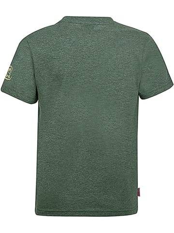 Trollkids Koszulka funkcyjna "Oslo" w kolorze khaki