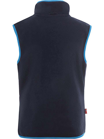 Trollkids Fleece bodywarmer "Arendal" donkerblauw/lichtblauw