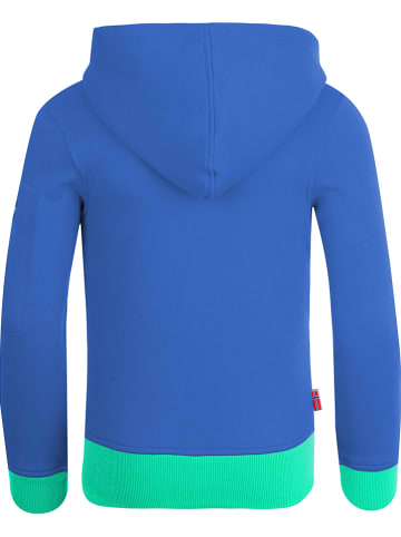 Trollkids Sweatjacke "Sortland" in Blau/ Grün