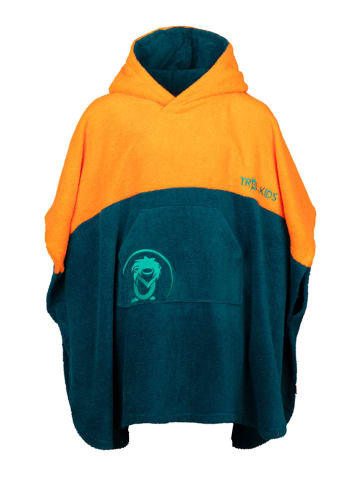 Trollkids Zwemponcho "Kvalvika" oranje/groen