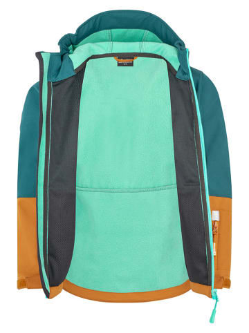 Trollkids Softshelljas "Skjorta" turquoise