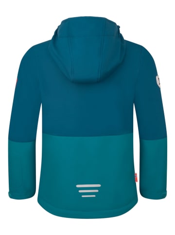 Trollkids Softshelljas "Skjorta" blauw/lichtblauw