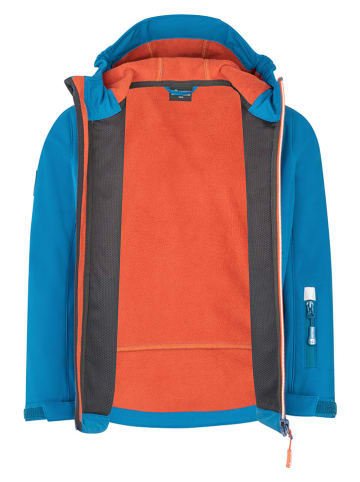 Trollkids Softshelljas "Oslofjord" blauw