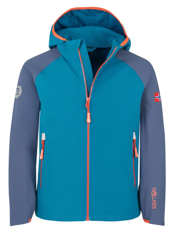 Trollkids Softshelljacke "Kvalvika" in Blau