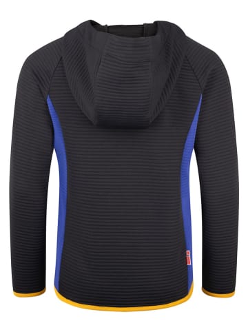 Trollkids Hybrydowa kurtka polarowa "Sirdal" w kolorze czarnym