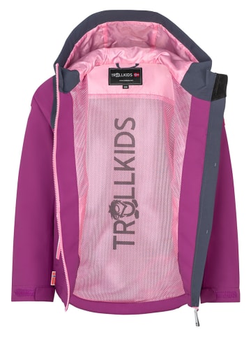 Trollkids Regenjacke "Telemark" in Pink