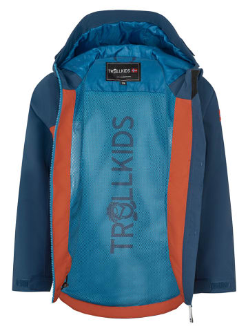 Trollkids Regenjacke "Telemark" in Dunkelblau