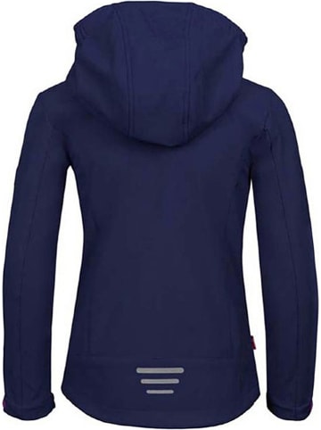 Trollkids Softshelljas "Oslofjord" donkerblauw/fuchsia