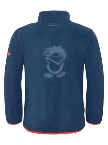 Trollkids Fleece vest "Oppdal" donkerblauw