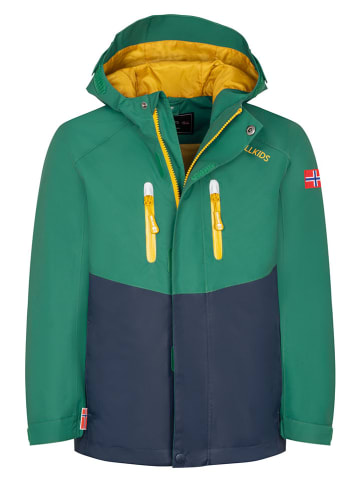Trollkids Regenjacke "Nusfjord" in Grün